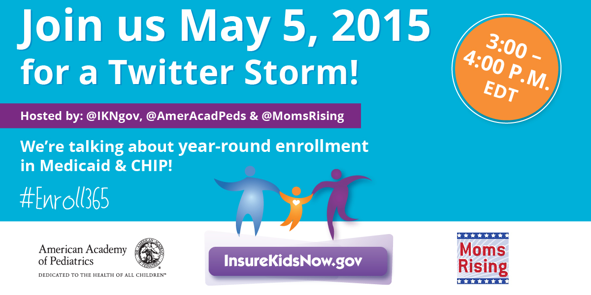 Join us May 5, 2015 for a Twitter Storm 3:00-4:00 PM EDT