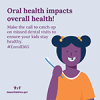 Twitter Image: “Missed Care – Oral Health” in English (Illustrated)